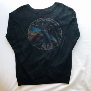 Black NASA crewneck